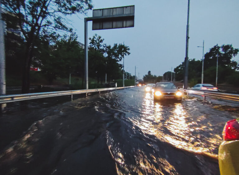 улица, вода